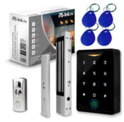 Система СКУД Ps-Link KIT-CH1-FP-280 / сканер отпечатков / магнитный замок 280кг / RFID, WIFI
