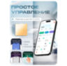 Умный сенсорный двухканальный WIFI выключатель WF-E2 Золотой