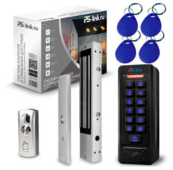 Система СКУД Ps-Link KIT-C1EM-280LED / кодовая панель / RFID / замок 280