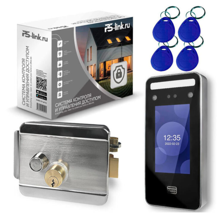 Система СКУД Ps-Link KIT-TM06-SSM / детектор лиц / RFID