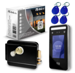 Система СКУД Ps-Link KIT-TM06-B / детектор лиц / RFID