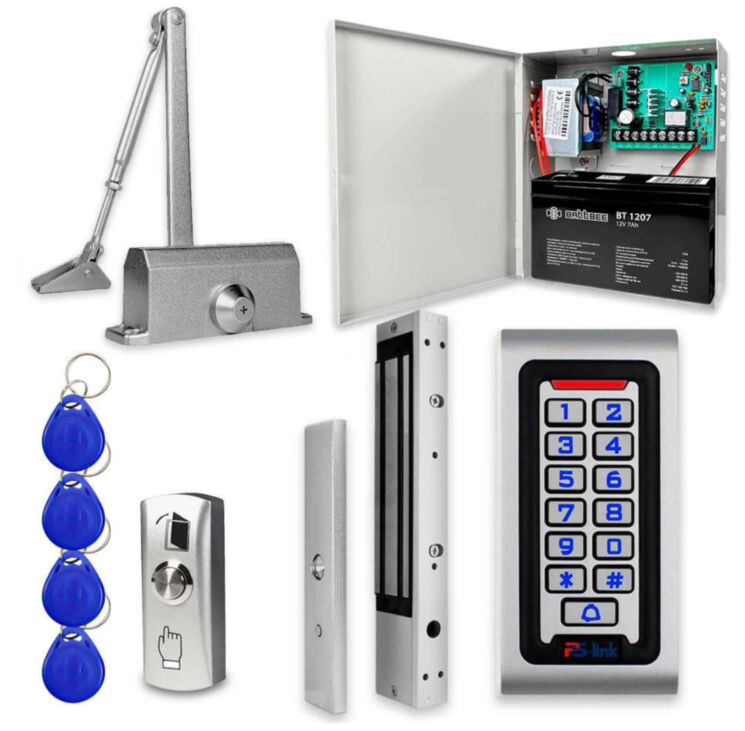 Система СКУД Ps-Link KIT-S601EM-280UPS с блоком резервного питания и панелью на 1000 пользователей