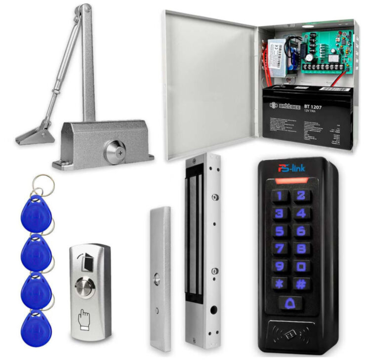Система СКУД Ps-Link KIT-C1EM-280UPS с блоком резервного питания