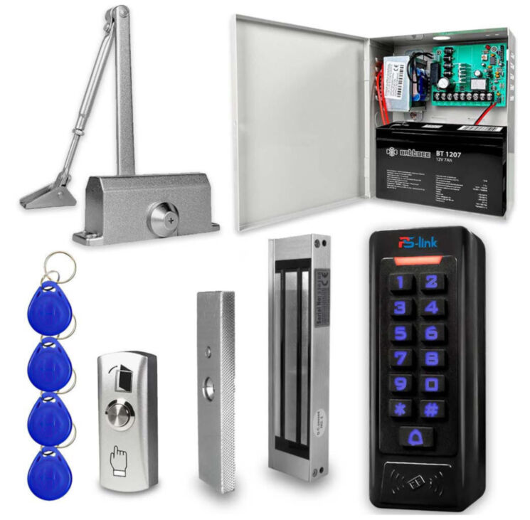 Система СКУД Ps-Link KIT-C1EM-180UPS с блоком резервного питания