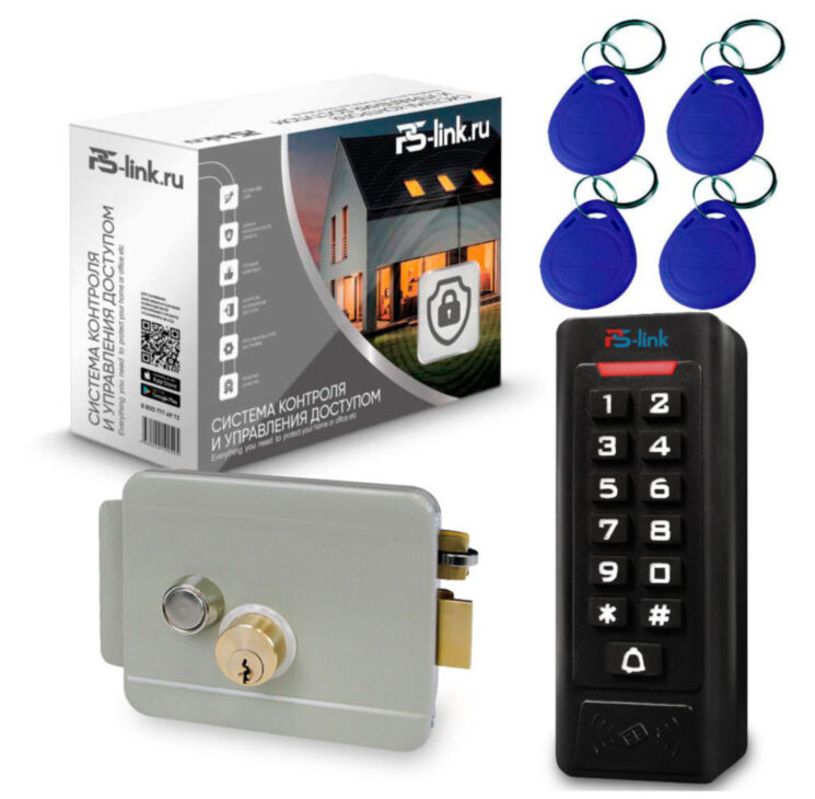 Система СКУД Ps-Link KIT-C1EM-W-G / кодовая панель / RFID / WIFI