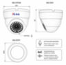 Комплект видеонаблюдения AHD 5Мп KIT-A513HD-MX