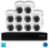 Комплект видеонаблюдения IP 8Мп KIT-A810IPM-POE 10 камер с микрофоном для помещения, питание PoE, ночная съёмка