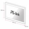 Видеодомофон проводной WIFI PS-185DP цифровой проводной с WIFI