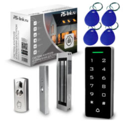 Система СКУД PS-Link KIT-T1202EM-WP-W-180 / эл. магнитный замок 180кг / кодовая панель / RFID / WIFI