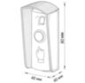 Козырёк для кнопки выхода Ps-Link PS-OP02 коричневый уличный
