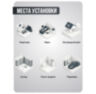 Комплект видеонаблюдения IP 5Мп KIT-A514IP-ST 14 камер для помещения, аналитика, детекция человека, область вторжения