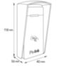 Козырек для считывателя Ps-Link PS-M010EM-WP медный, уличный