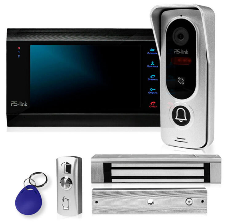 Комплект видеодомофона Ps-Link KIT-7621BS-18