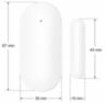 Охранная сигнализация WIFI/GSM PS-WG107-4GEU 4G LTE с сенсорным экраном 4.3", RFID ключами, 4 проводные зоны